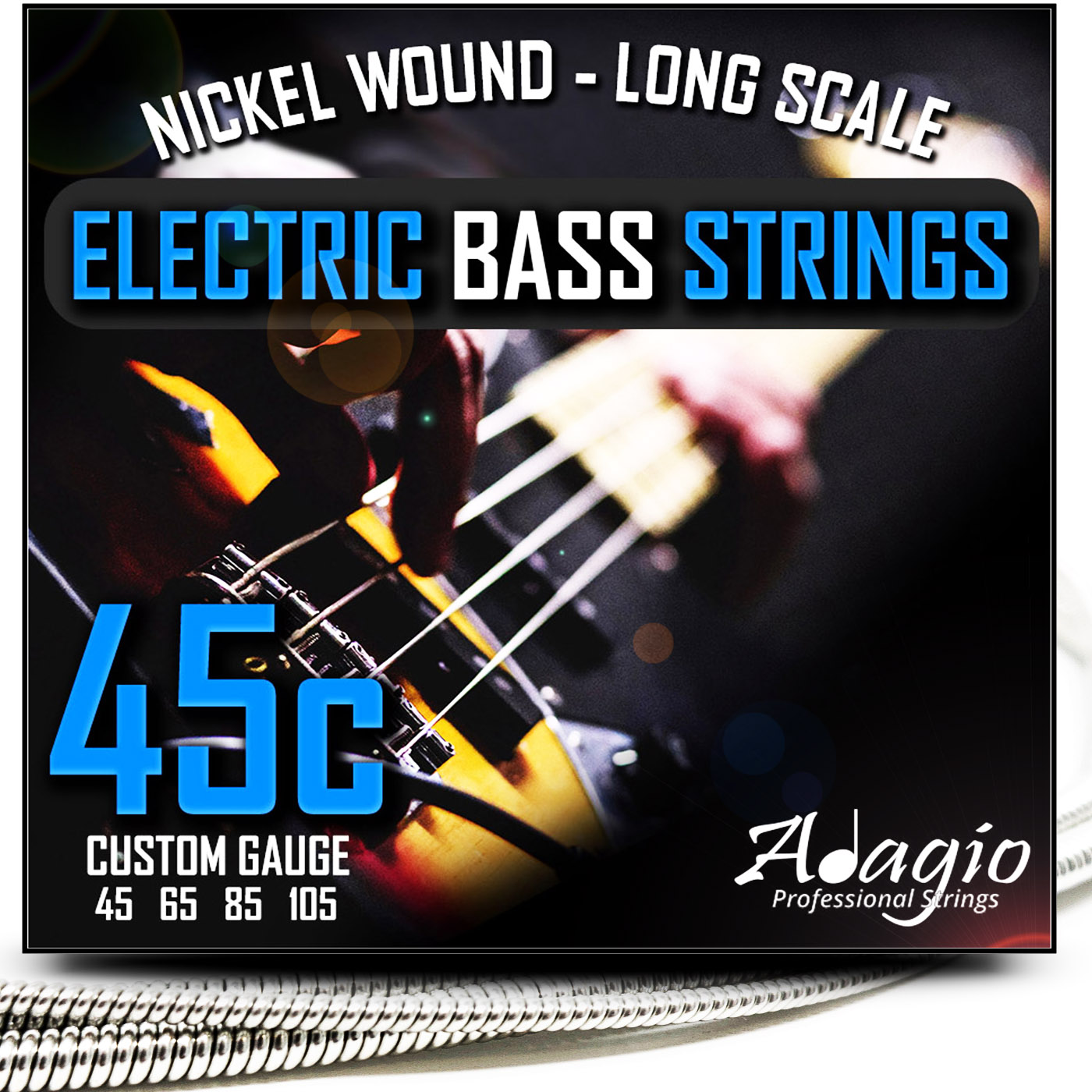 Adagio Pro Electric Bass Strings